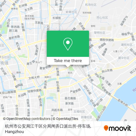 杭州市公安局江干区分局闸弄口派出所-停车场 map