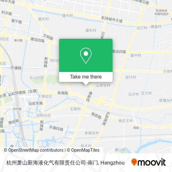杭州萧山新海液化气有限责任公司-南门 map