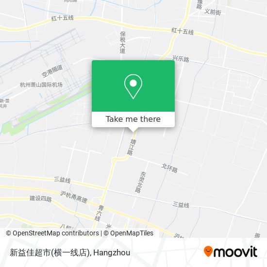 新益佳超市(横一线店) map
