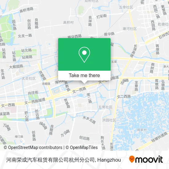 河南荣成汽车租赁有限公司杭州分公司 map