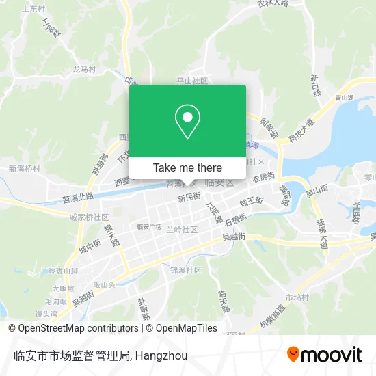 临安市市场监督管理局 map