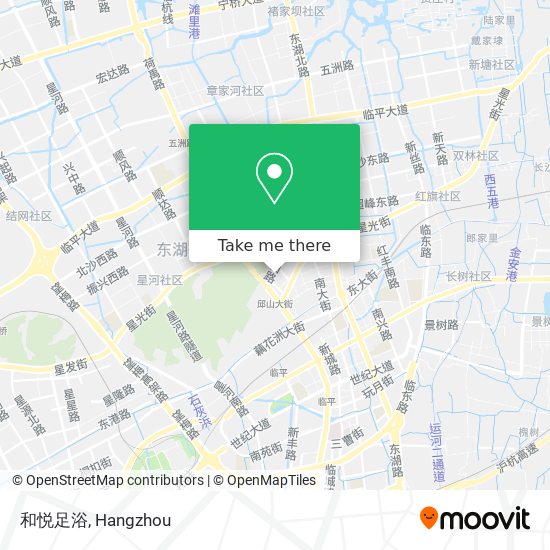 和悦足浴 map