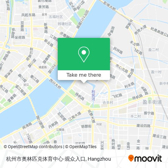 杭州市奥林匹克体育中心-观众入口 map