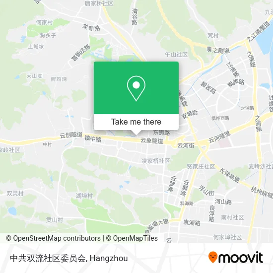 中共双流社区委员会 map
