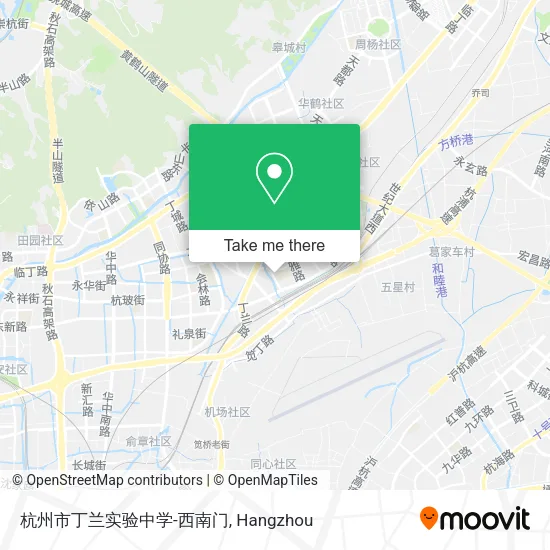 杭州市丁兰实验中学-西南门 map
