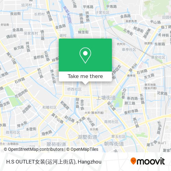 H.S OUTLET女装(运河上街店) map
