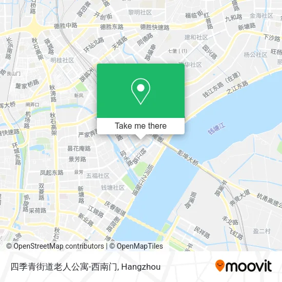 四季青街道老人公寓-西南门 map