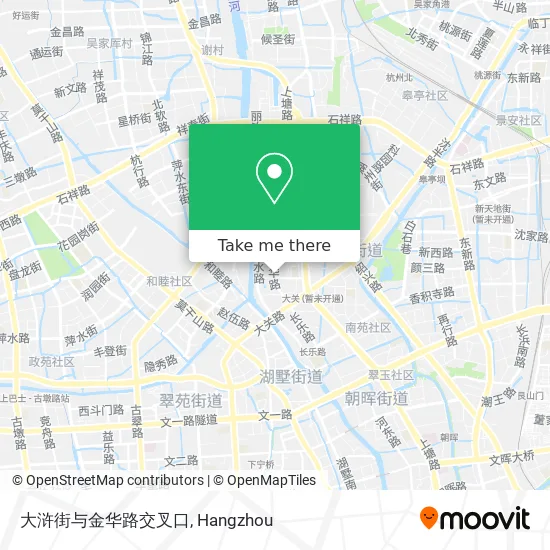 大浒街与金华路交叉口 map