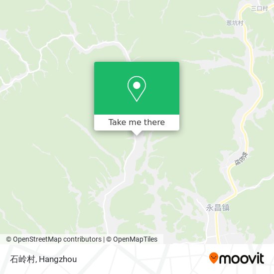 石岭村 map
