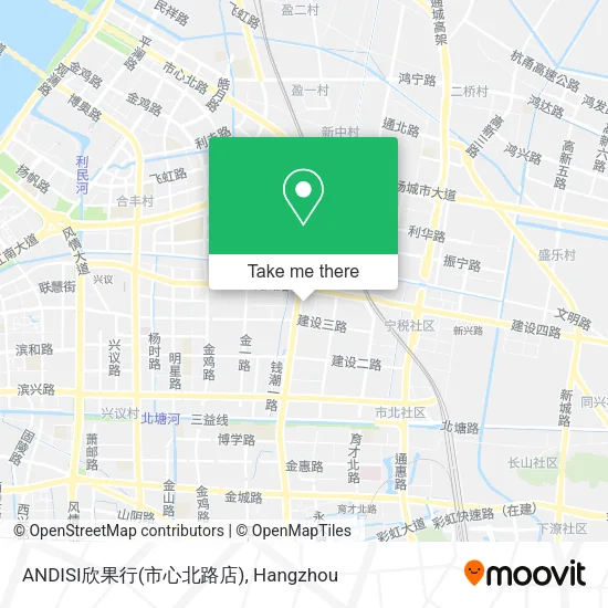 ANDISI欣果行(市心北路店) map
