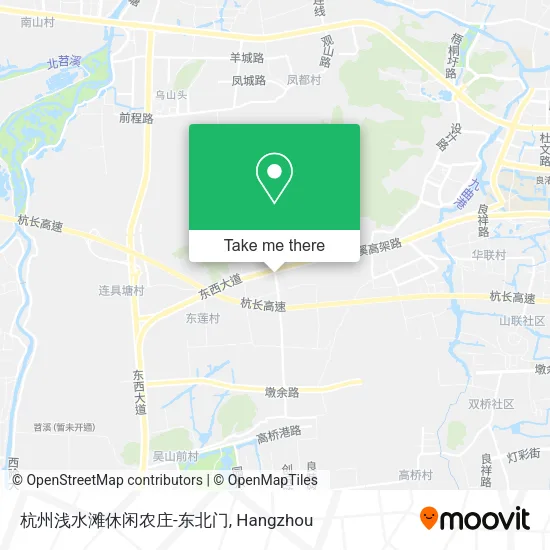 杭州浅水滩休闲农庄-东北门 map