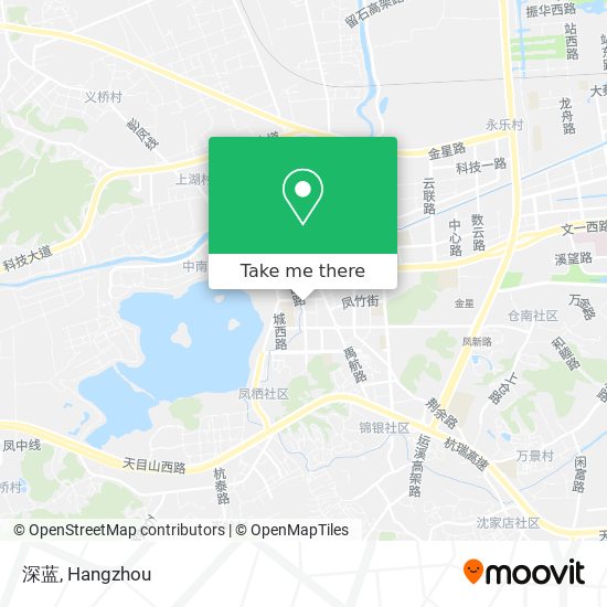 深蓝 map