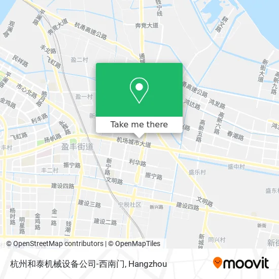 杭州和泰机械设备公司-西南门 map