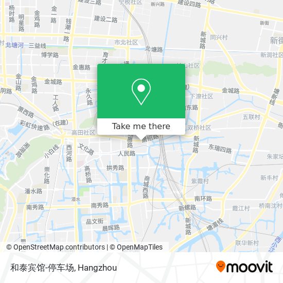和泰宾馆-停车场 map