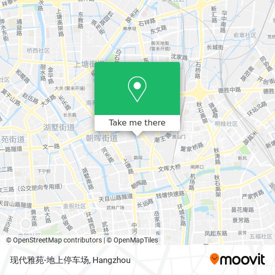 现代雅苑-地上停车场 map