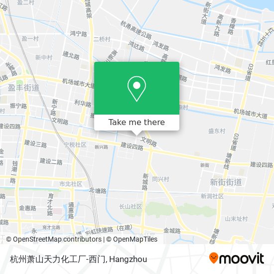 杭州萧山天力化工厂-西门 map