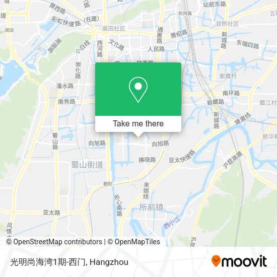 光明尚海湾1期-西门 map