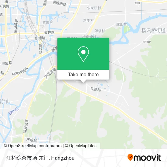 江桥综合市场-东门 map