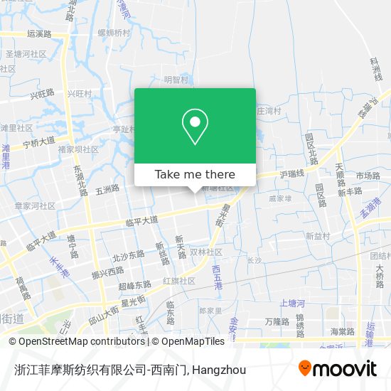 浙江菲摩斯纺织有限公司-西南门 map