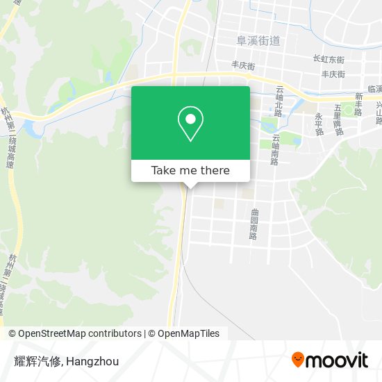 耀辉汽修 map