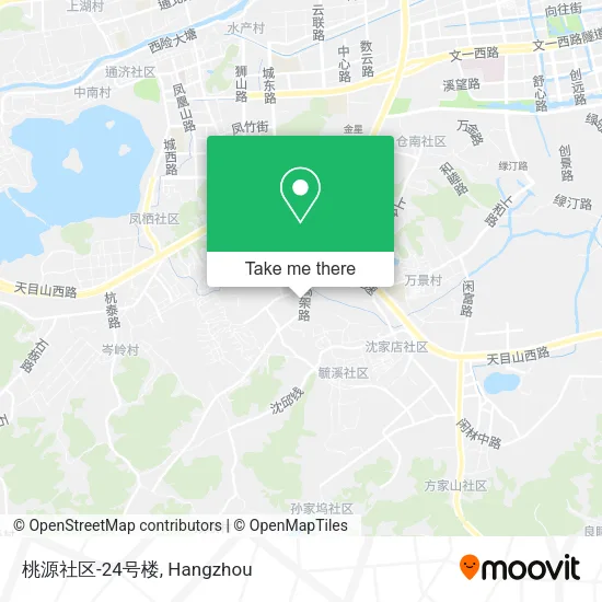 桃源社区-24号楼 map