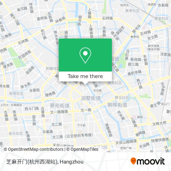 芝麻开门(杭州西湖站) map