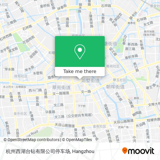 杭州西湖台钻有限公司停车场 map