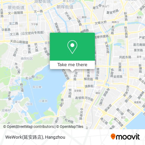 WeWork(延安路店) map