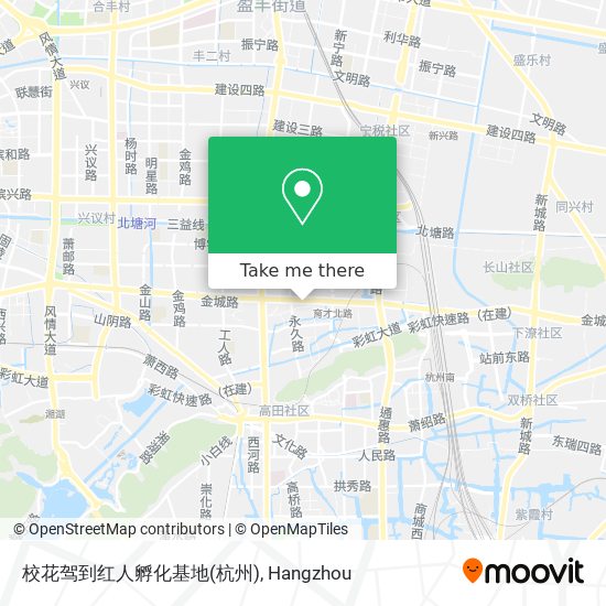 校花驾到红人孵化基地(杭州) map