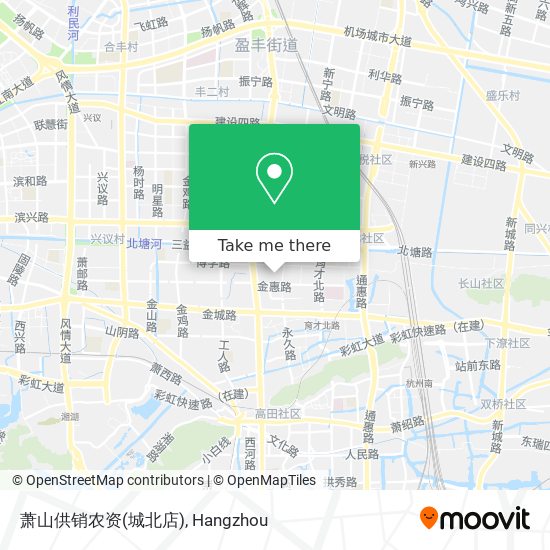 萧山供销农资(城北店) map