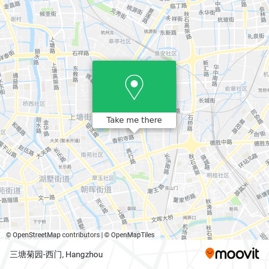 三塘菊园-西门 map