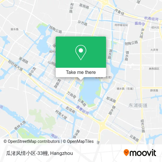 瓜渚风情小区-33幢 map