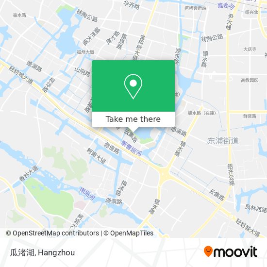 瓜渚湖 map