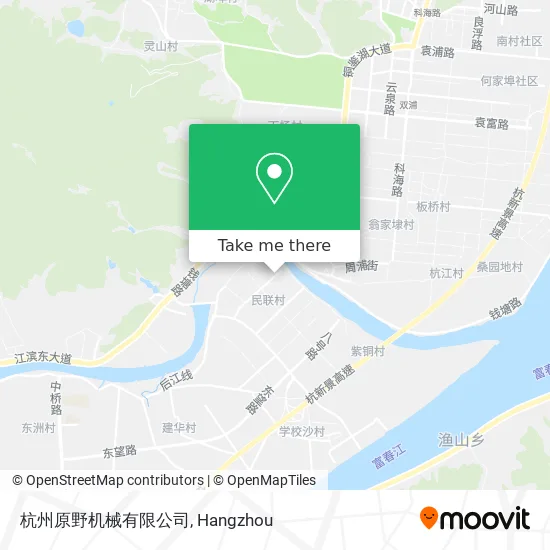 杭州原野机械有限公司 map