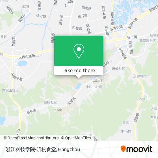 浙江科技学院-听松食堂 map