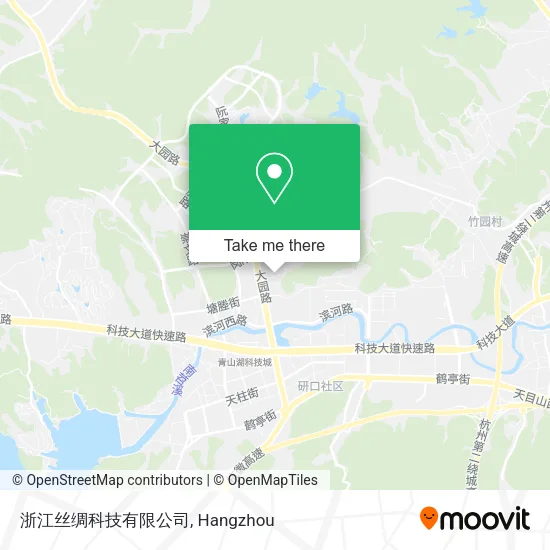 浙江丝绸科技有限公司 map