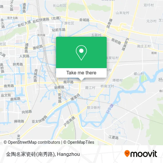 金陶名家瓷砖(南秀路) map