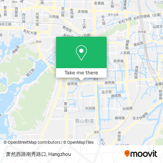 萧然西路南秀路口 map