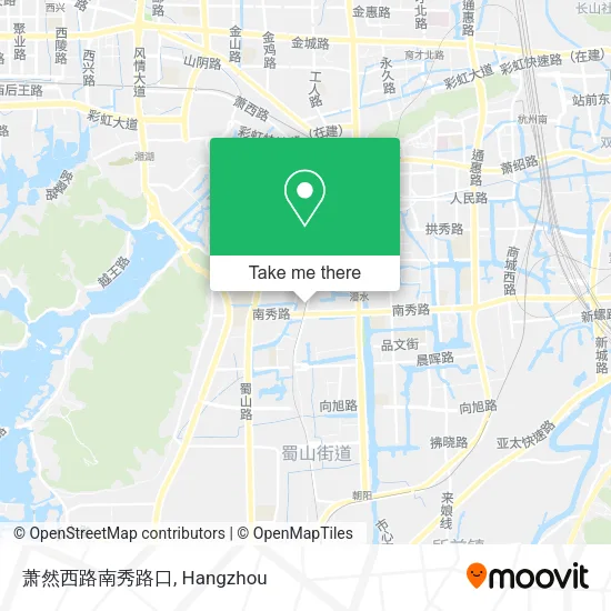 萧然西路南秀路口 map