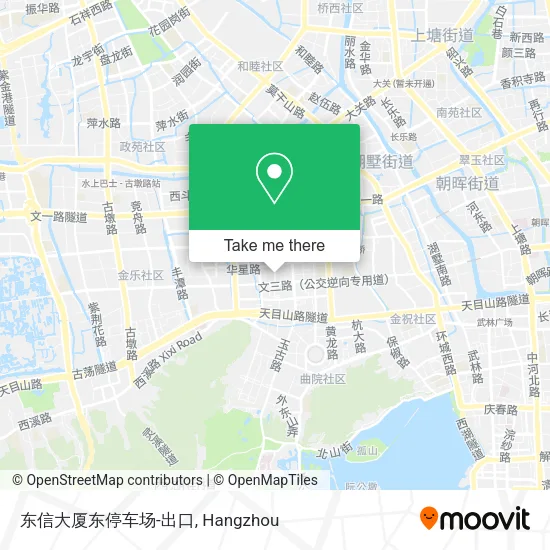 东信大厦东停车场-出口 map