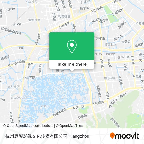 杭州寰耀影视文化传媒有限公司 map