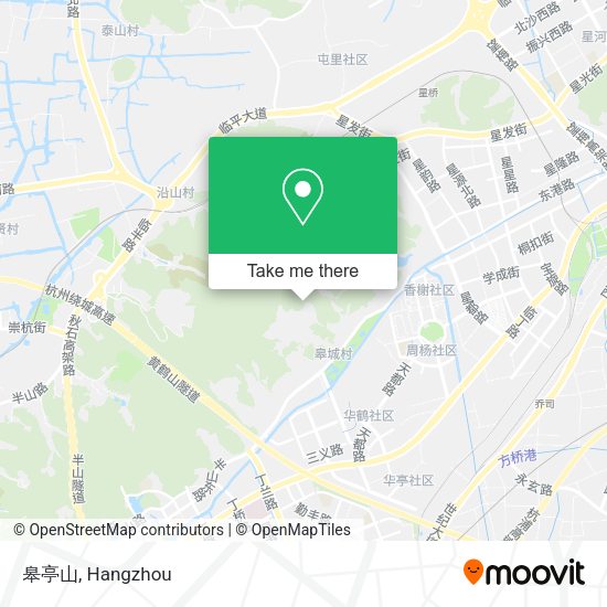 皋亭山 map