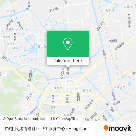街电(良渚街道社区卫生服务中心) map