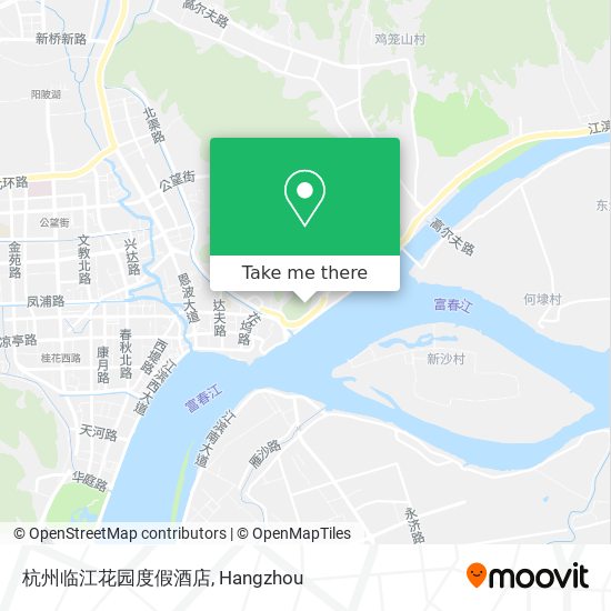 杭州临江花园度假酒店 map