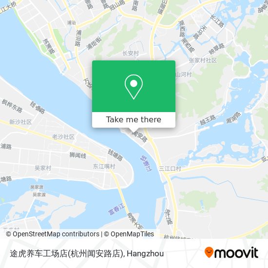 途虎养车工场店(杭州闻安路店) map