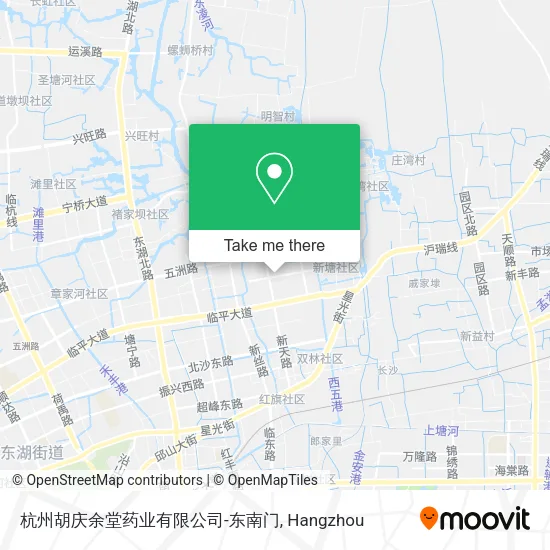杭州胡庆余堂药业有限公司-东南门 map