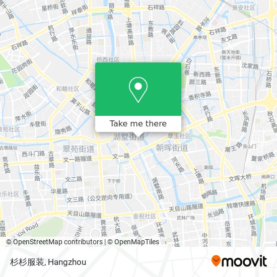 杉杉服装 map