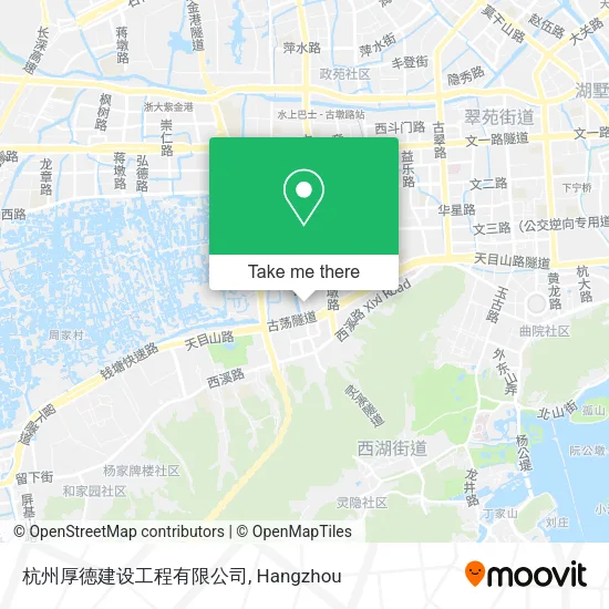 杭州厚德建设工程有限公司 map