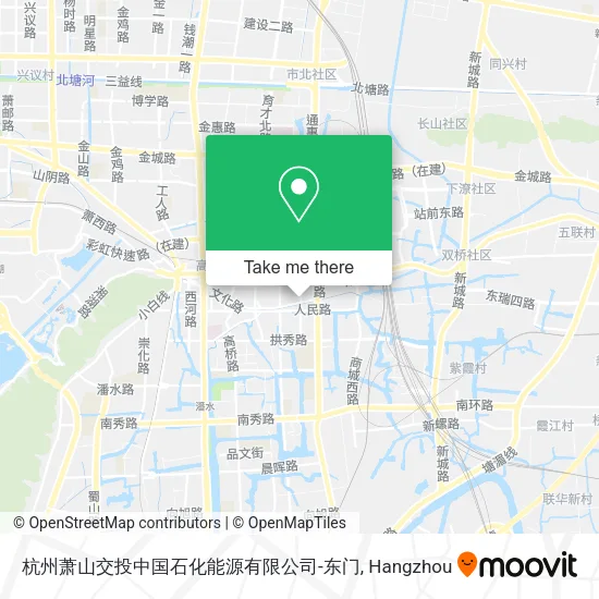 杭州萧山交投中国石化能源有限公司-东门 map