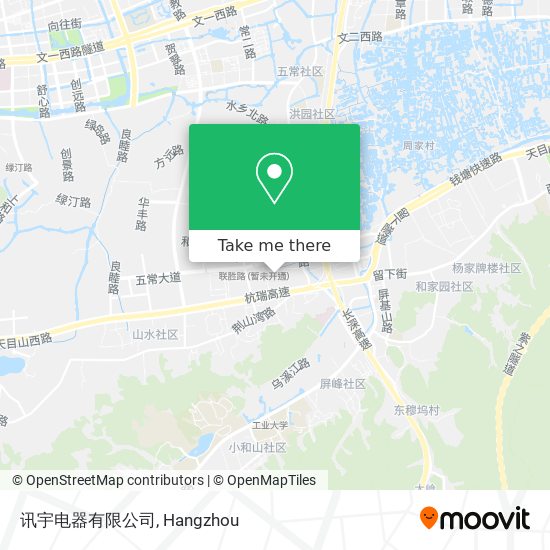讯宇电器有限公司 map